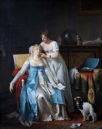 Marguerite Gerard La mauvaise nouvelle oil painting picture